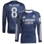 adidas 2025-26 Real Madrid Men's Stadium Away Long-Sleeve Soccer Jersey - Image 9