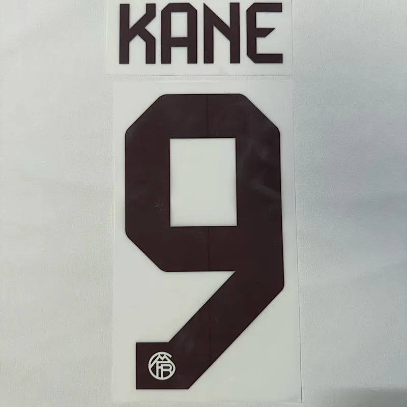 Bayern Munich 2023/24 Third KANE #9 Official Name Set (CL Version) - Image 1