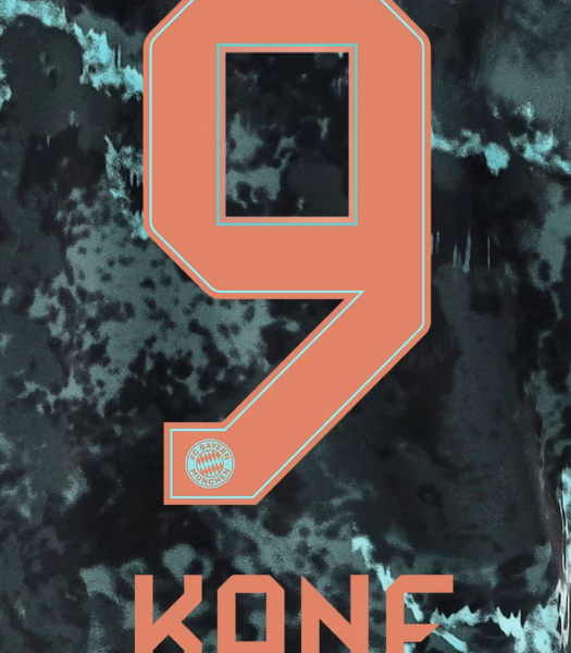 Bayern Munich 2024/25 Away KANE #9 Youth Official Name Set