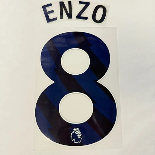 Chelsea 2023-Away ENZO #8 Official Name Set-Navy