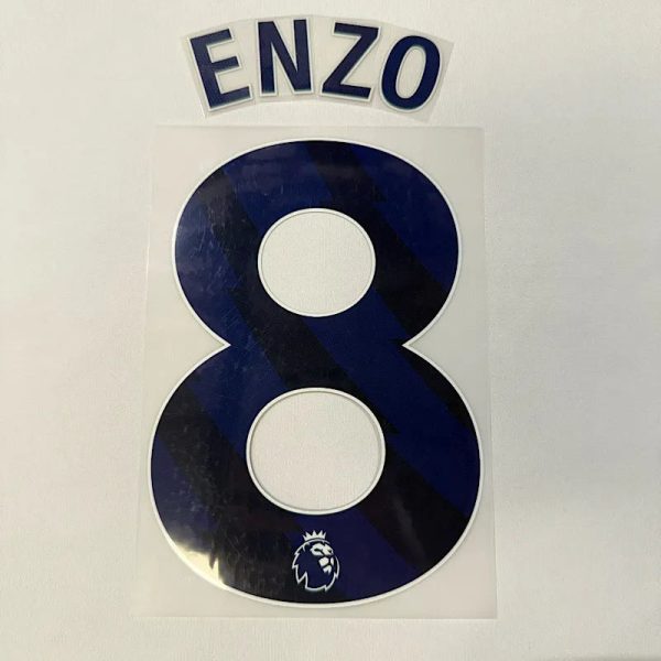 Chelsea 2023-Away ENZO #8 Youth Official Name Set-Navy