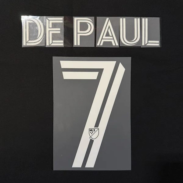 Inter Miami 2025-Third De Paul #7 Jersey Name Set