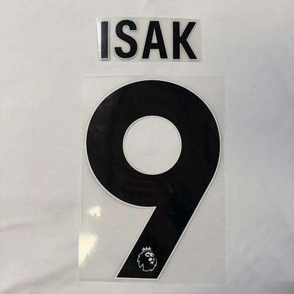 Liverpool 2025-Away ISAK #9 Official Name Set-Black