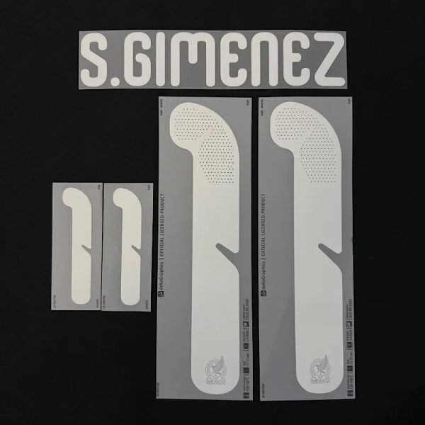 Mexico 2026- Home S. GIMENEZ #11 Official Name Set