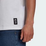 adidas 2021-22 Juventus Street Graphic Tee - White-Black-Orange - Image 4