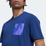 adidas 2022-23 Argentina Graphic Tee Night Indigo - Image 4