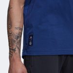 adidas 2022-23 Argentina Graphic Tee Night Indigo - Image 5