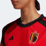adidas 2022-23 Belgium Women's Home Jersey - Red-Black - Image 5