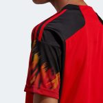 adidas 2022-23 Belgium Women's Home Jersey - Red-Black - Image 6