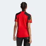 adidas 2022-23 Belgium Women's Home Jersey - Red-Black - Image 4