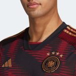 adidas 2022-23 Germany Away Jersey Black - Image 8