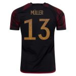 adidas 2022-23 Germany Away Jersey Black - Image 2