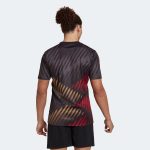 adidas 2022-23 Germany Pre-Match Jersey - Black-Grey-Red - Image 4