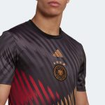 adidas 2022-23 Germany Pre-Match Jersey - Black-Grey-Red - Image 5