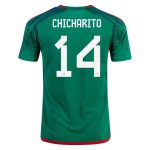 adidas 2022-23 Mexico Home Jersey - Green-Red - Image 5