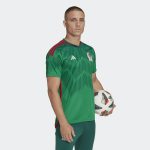 adidas 2022-23 Mexico Home Jersey - Green-Red - Image 2