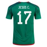 adidas 2022-23 Mexico Home Jersey - Green-Red - Image 13