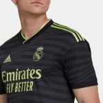 adidas 2022-23 Real Madrid Third Jersey - Black - Image 8