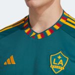 adidas 2023-25 LA Galaxy Away Jersey - Mystery Green-Team Gold - Image 6