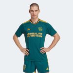 adidas 2023-25 LA Galaxy Away Jersey - Mystery Green-Team Gold