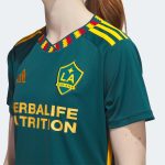 adidas 2023-25 LA Galaxy Women's Away Jersey - Mystery Green-Team Gold - Image 6