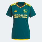 adidas 2023-25 LA Galaxy Women's Away Jersey - Mystery Green-Team Gold - Image 2