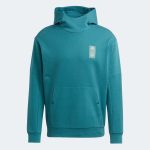 adidas 2023 LA Galaxy Travel Hoodie - Mystery Green