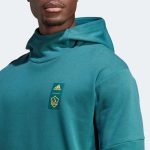 adidas 2023 LA Galaxy Travel Hoodie - Mystery Green - Image 5