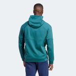 adidas 2023 LA Galaxy Travel Hoodie - Mystery Green - Image 4