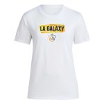 adidas 2024-25 LA Galaxy Women's Short-Sleeve Pre-Game Tee