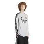 adidas 2024-25 Real Madrid Men's Stadium Home Long-Sleeve Jersey - Image 2