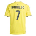 adidas 2025-26 Al Nassr Youth Stadium Home Ronaldo #7 Soccer Jersey