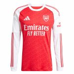 adidas 2025-26 Arsenal Men's Stadium Home Long-Sleeve Soccer Jersey