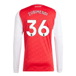 adidas 2025-26 Arsenal Men's Stadium Home Long-Sleeve Soccer Jersey - Image 8