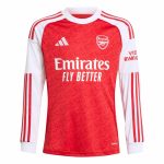 adidas 2025-26 Arsenal Youth Stadium Home Long-Sleeve Soccer Jersey