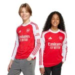 adidas 2025-26 Arsenal Youth Stadium Home Long-Sleeve Soccer Jersey - Image 7