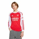 adidas 2025-26 Arsenal Youth Stadium Home Long-Sleeve Soccer Jersey - Image 3