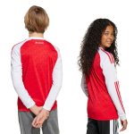 adidas 2025-26 Arsenal Youth Stadium Home Long-Sleeve Soccer Jersey - Image 8