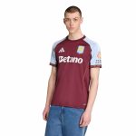 adidas 2025-26 Aston Villa Men's Stadium Home Soccer Jersey - Image 3