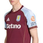 adidas 2025-26 Aston Villa Men's Stadium Home Soccer Jersey - Image 5