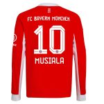 adidas 2025-26 Bayern Munich Men's Stadium Home Long-Sleeve Soccer Jersey - Image 9