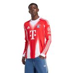 adidas 2025-26 Bayern Munich Men's Stadium Home Long-Sleeve Soccer Jersey - Image 3