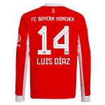 adidas 2025-26 Bayern Munich Men's Stadium Home Long-Sleeve Soccer Jersey - Image 8
