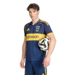 adidas 2025-26 Boca Juniors Men's Authentic Home Soccer Jersey - Image 3