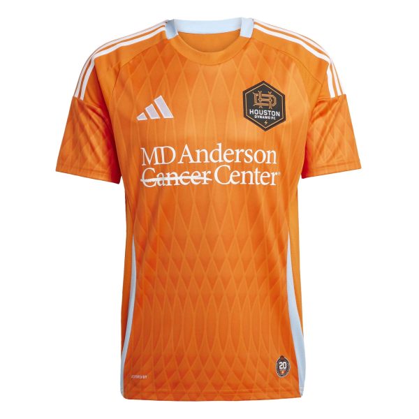 adidas 2025-26 Houston Dynamo Men's Stadium Home Soccer Jersey