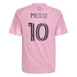 adidas 2025-26 Inter Miami Youth Messi #10 Stadium Home Soccer Jersey