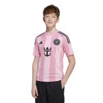 adidas 2025-26 Inter Miami Youth Stadium Home Soccer Jersey - Image 3