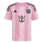 adidas 2025-26 Inter Miami Youth Stadium Home Soccer Jersey