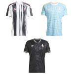 adidas 2025-26 Juventus Men's Home/Away/Third Jersey Bundle