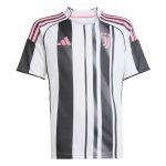 adidas 2025-26 Juventus Youth Stadium Home Soccer Jersey
